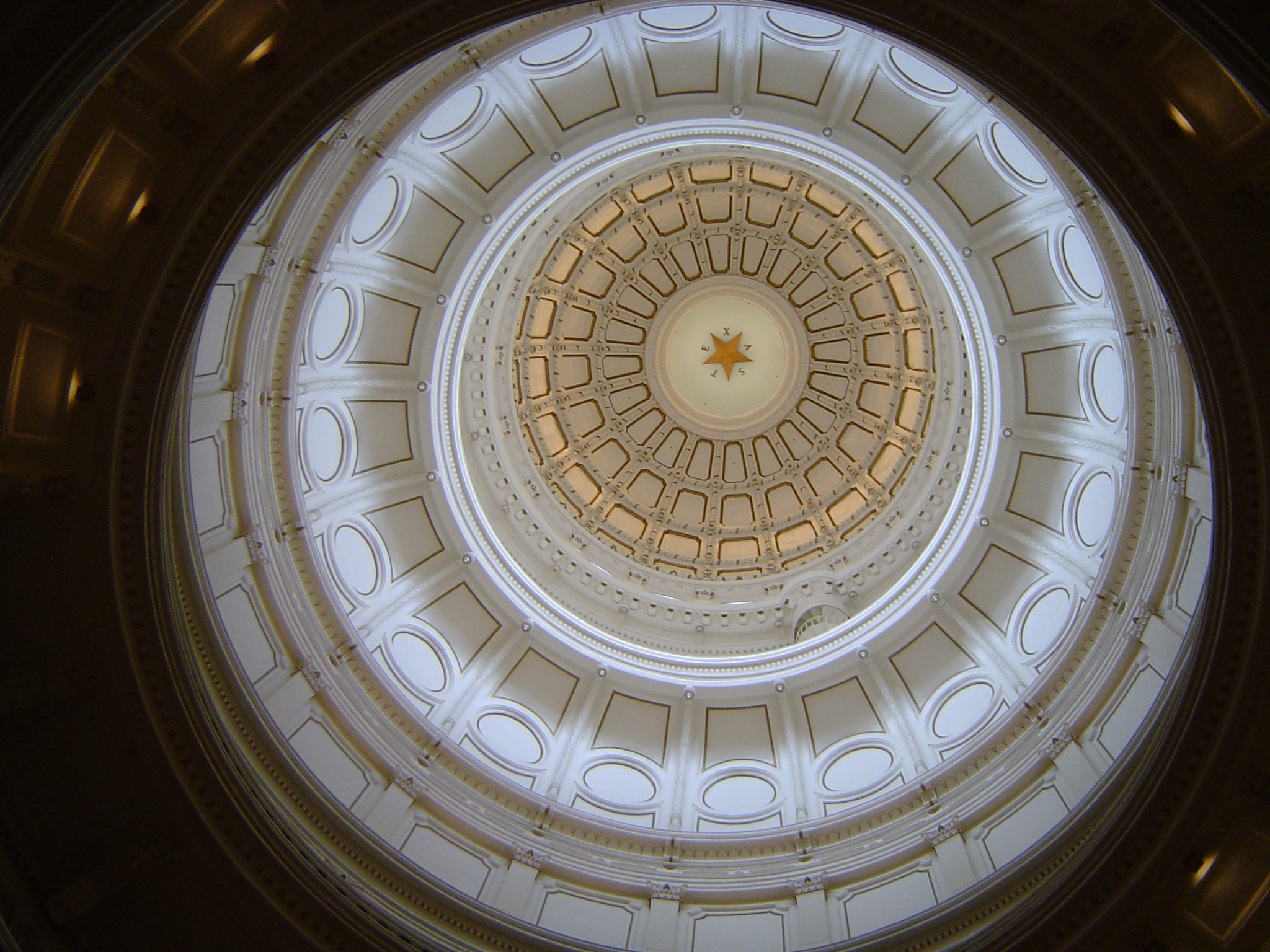 In the Texas State Capitol Dome or Statehouse Building